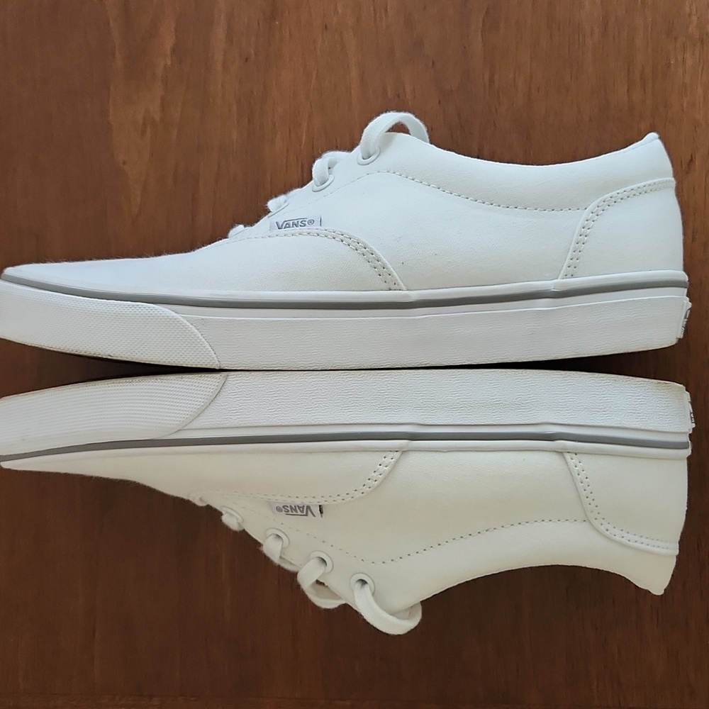 Vans Doheny Shoes White Sneakers Women's 9.5 Off The Wall Classic Canvas - Picture 5 of 11